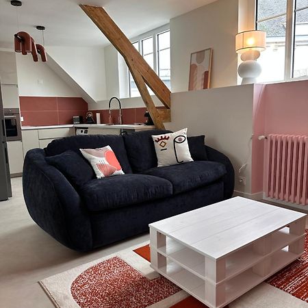 Grand Appartement Ultra Moderne Plein Centre, Plage A Pieds, Avec Parking كونكارنو المظهر الخارجي الصورة