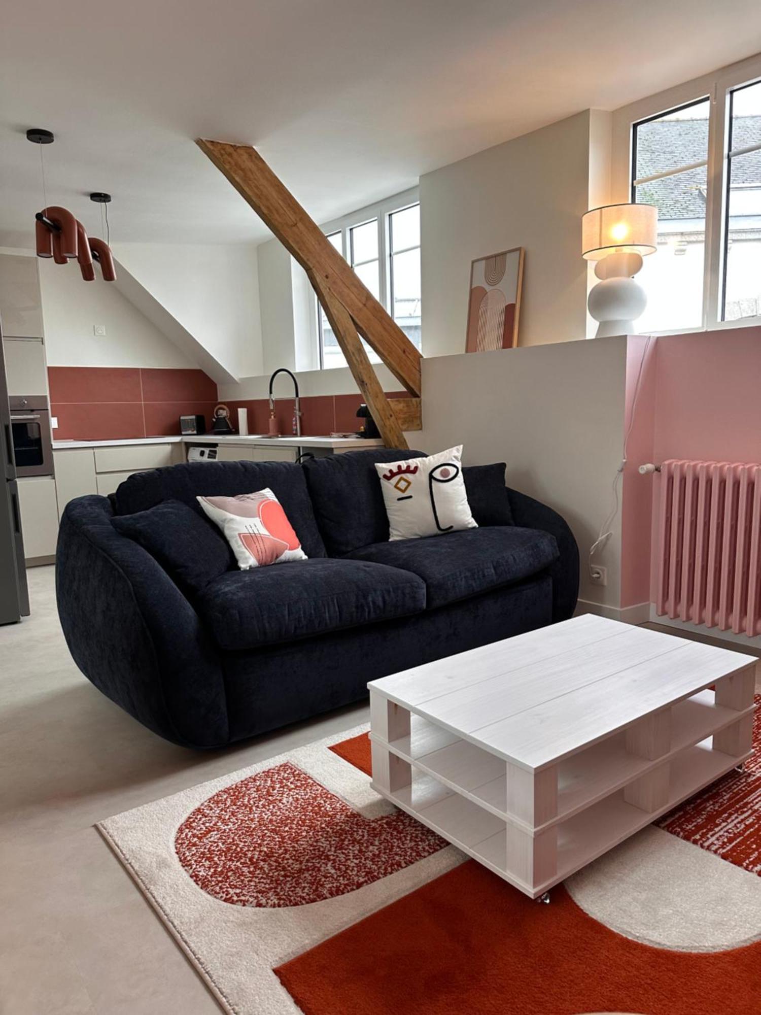 Grand Appartement Ultra Moderne Plein Centre, Plage A Pieds, Avec Parking كونكارنو المظهر الخارجي الصورة