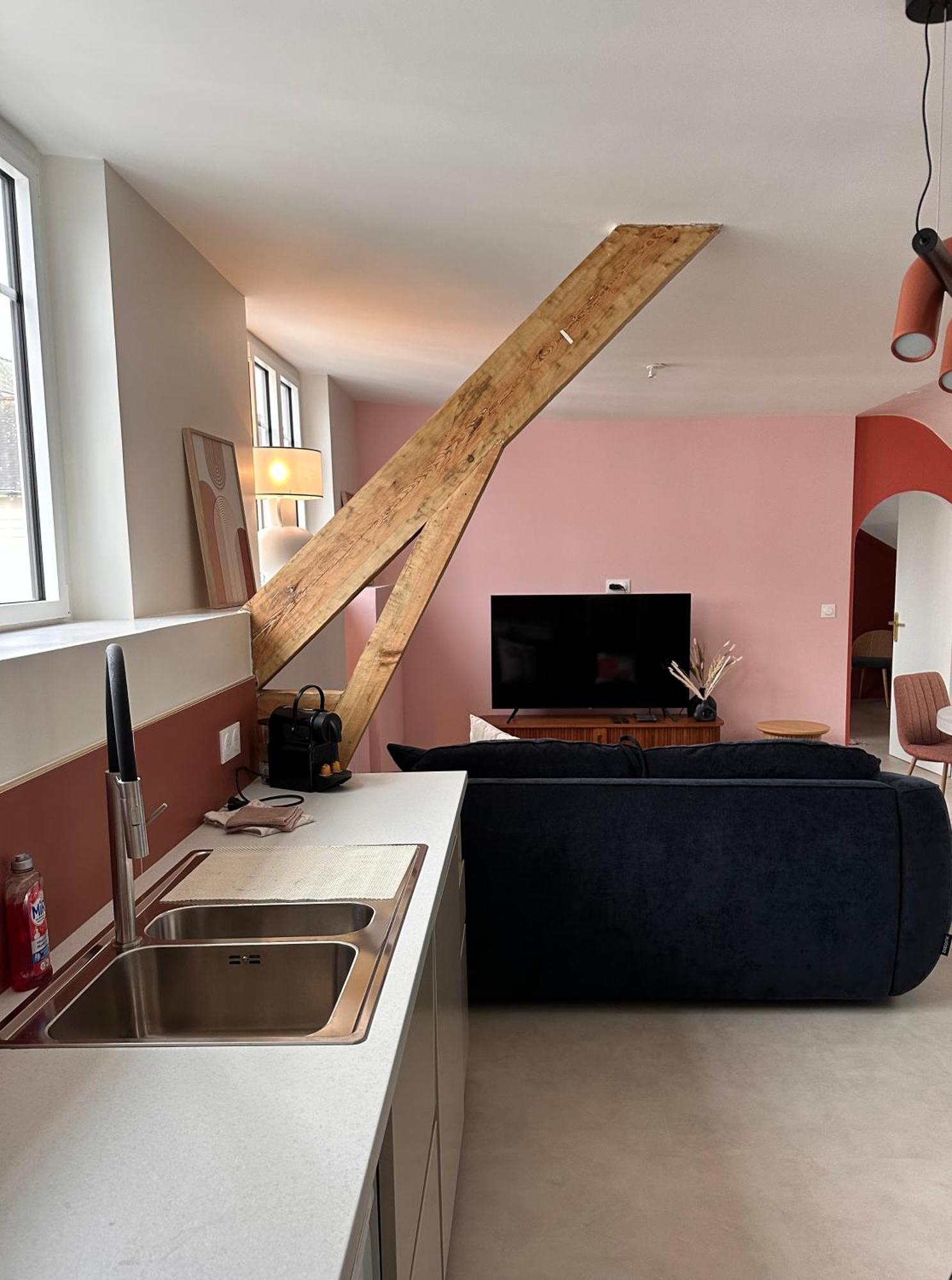 Grand Appartement Ultra Moderne Plein Centre, Plage A Pieds, Avec Parking كونكارنو المظهر الخارجي الصورة